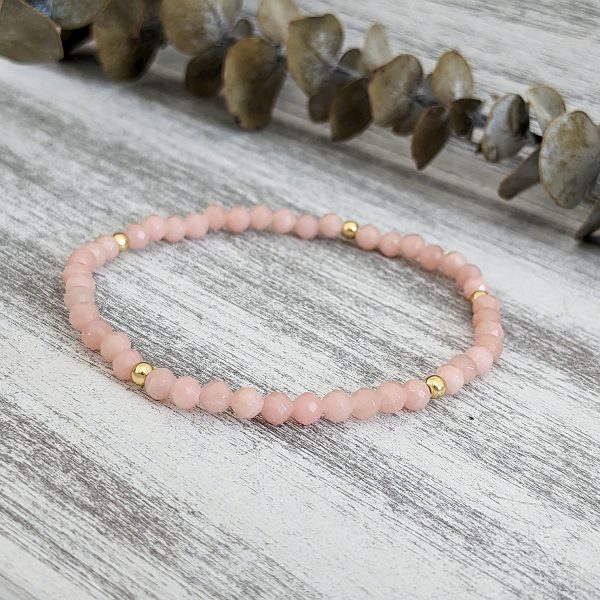 Náramok ružový angelit