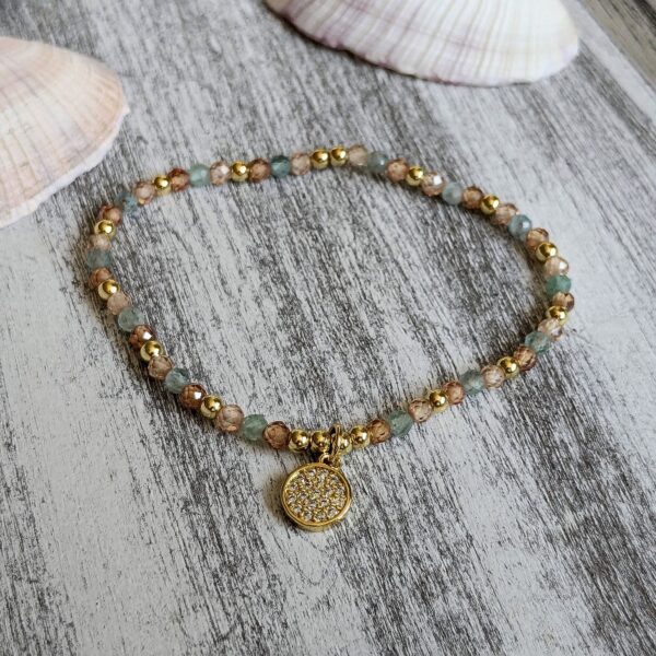 Náramok apatit a zirkón