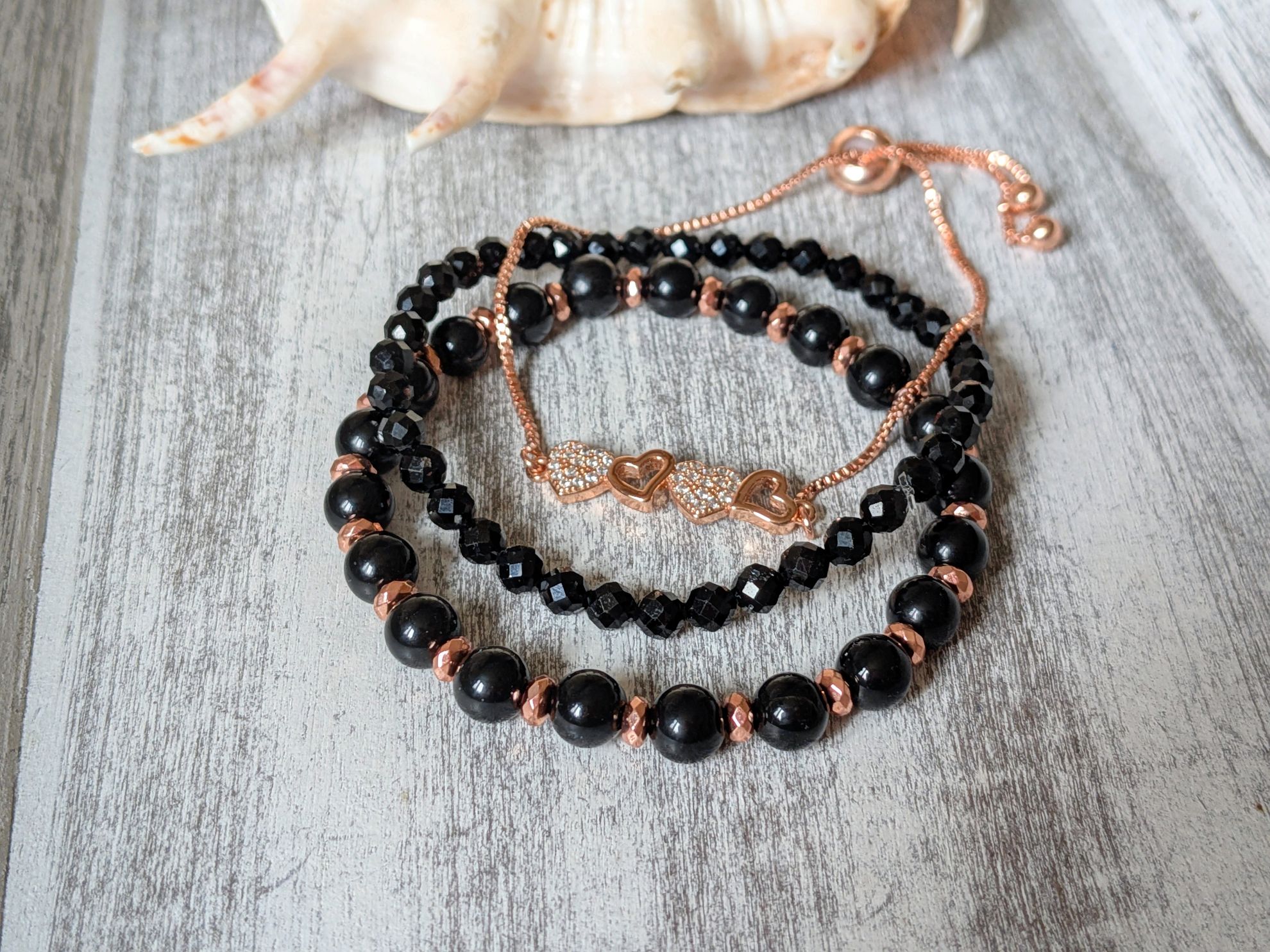 Set onyx a turmalin Set onyx a turmalin