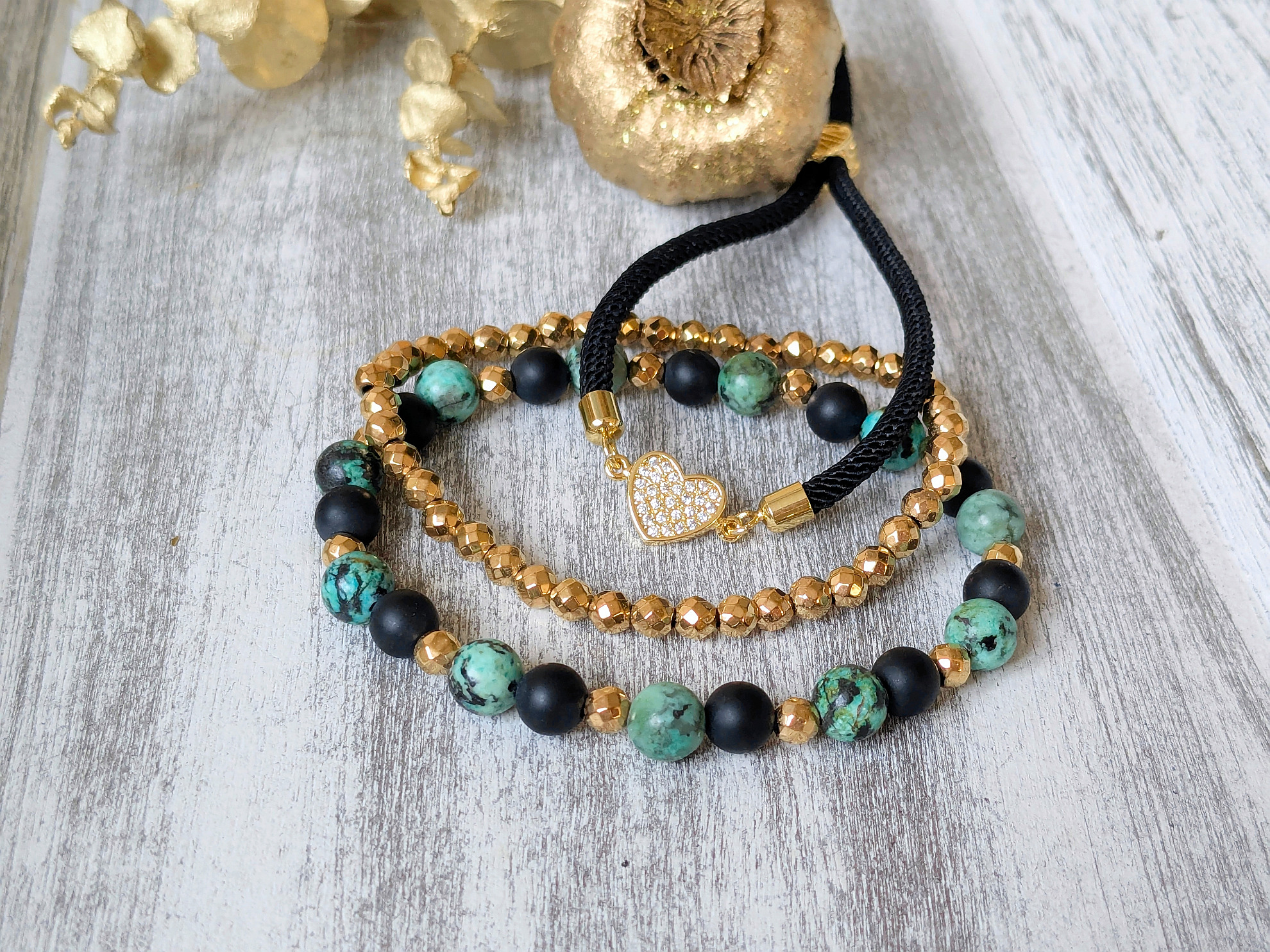 Set africký tyrkys onyx Set africký tyrkys onyx