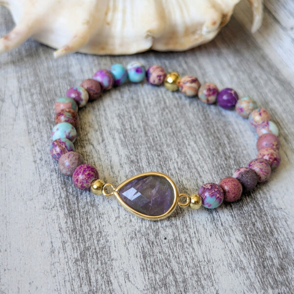 Jaspis regalit s ametystom