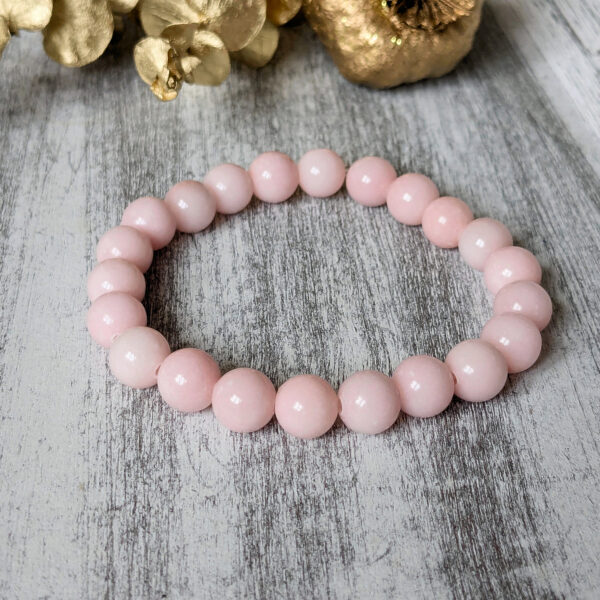 Náramok jadeit ružový