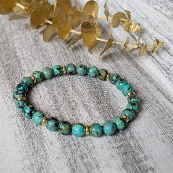 Náramok z afrického tyrkysu