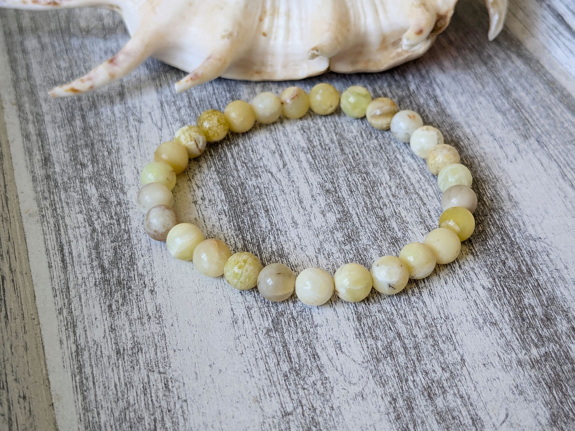 Náramok žltý opál