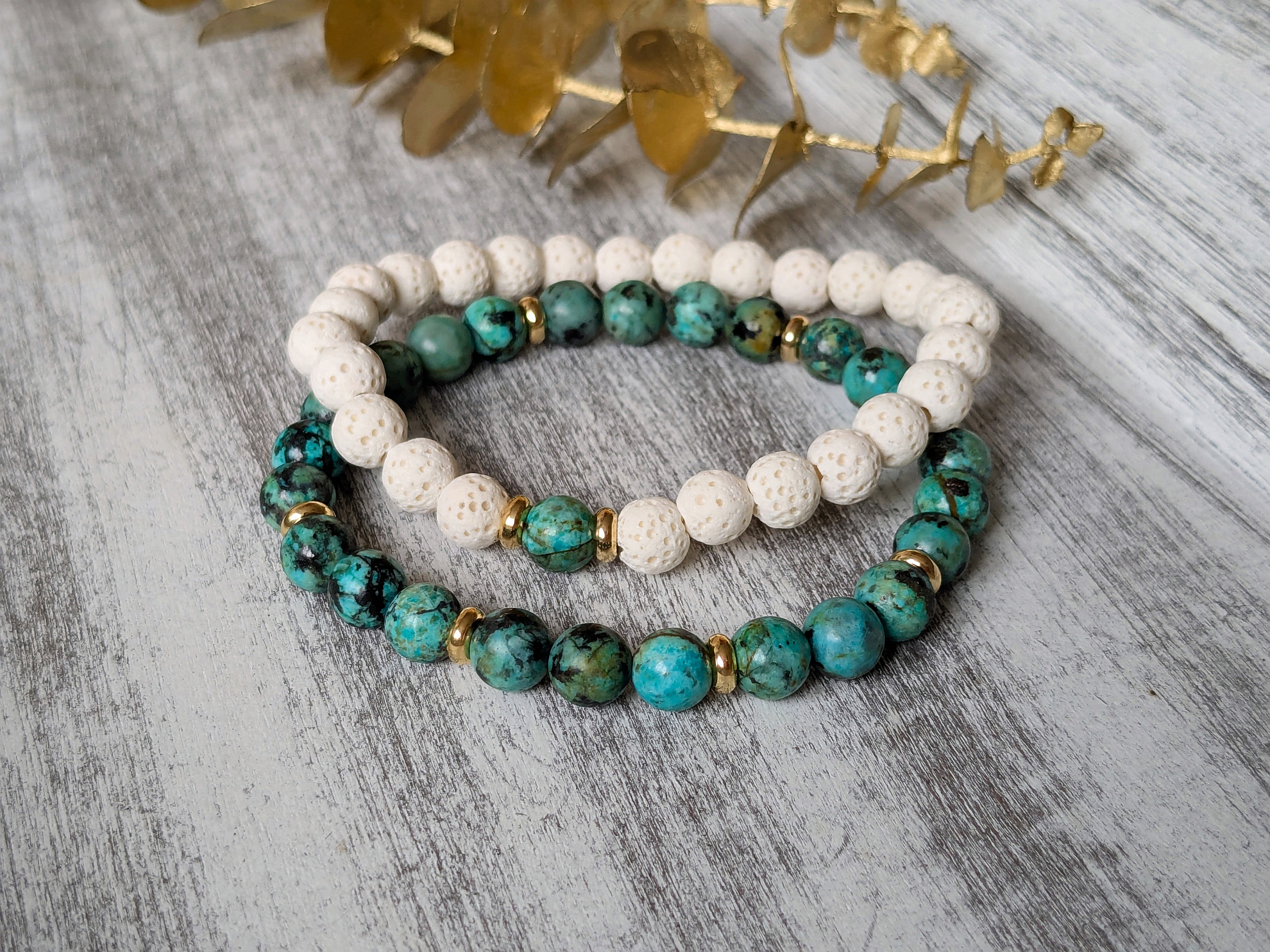 Set láva a africký tyrkys