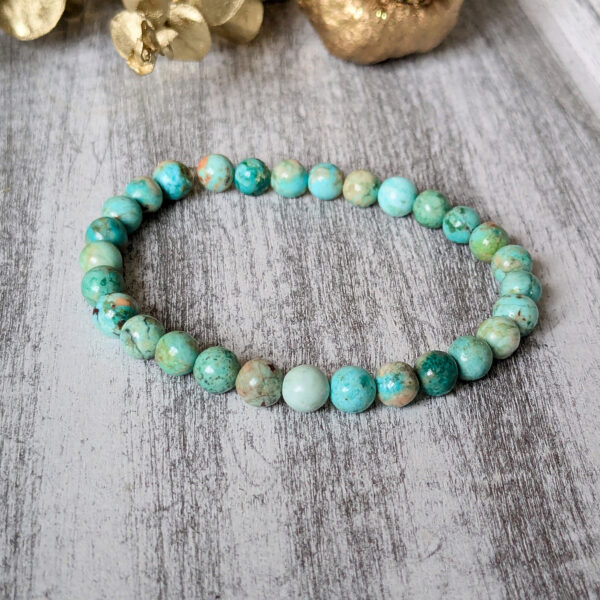 Tyrkys peru náramok