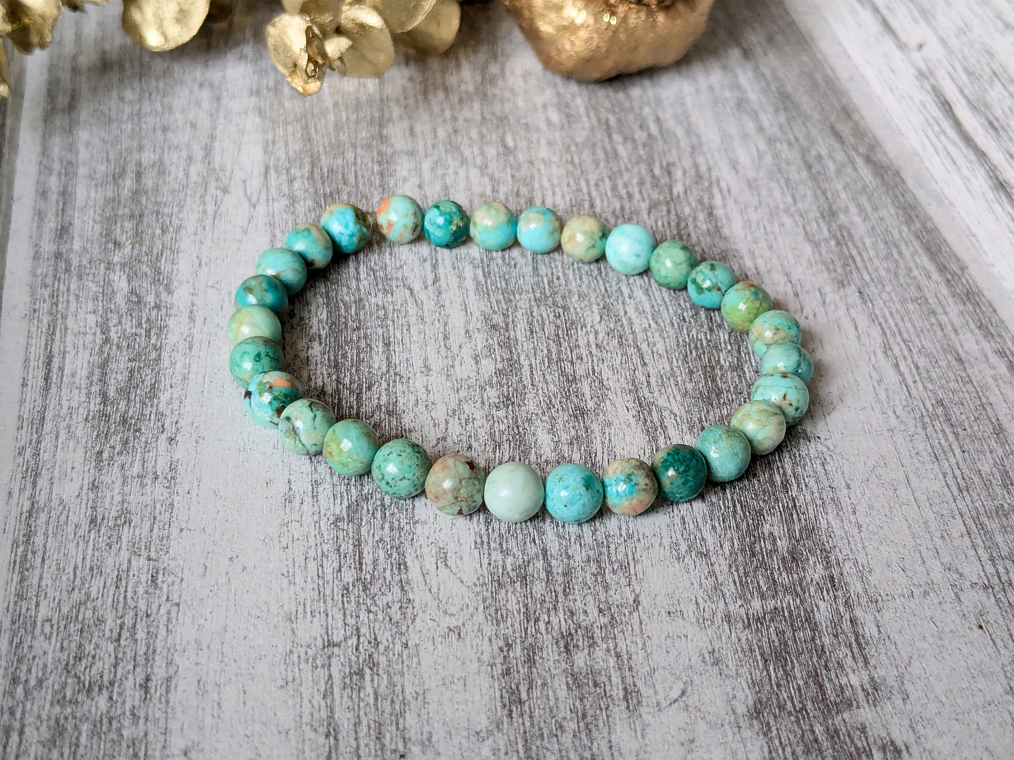 Tyrkys peru náramok