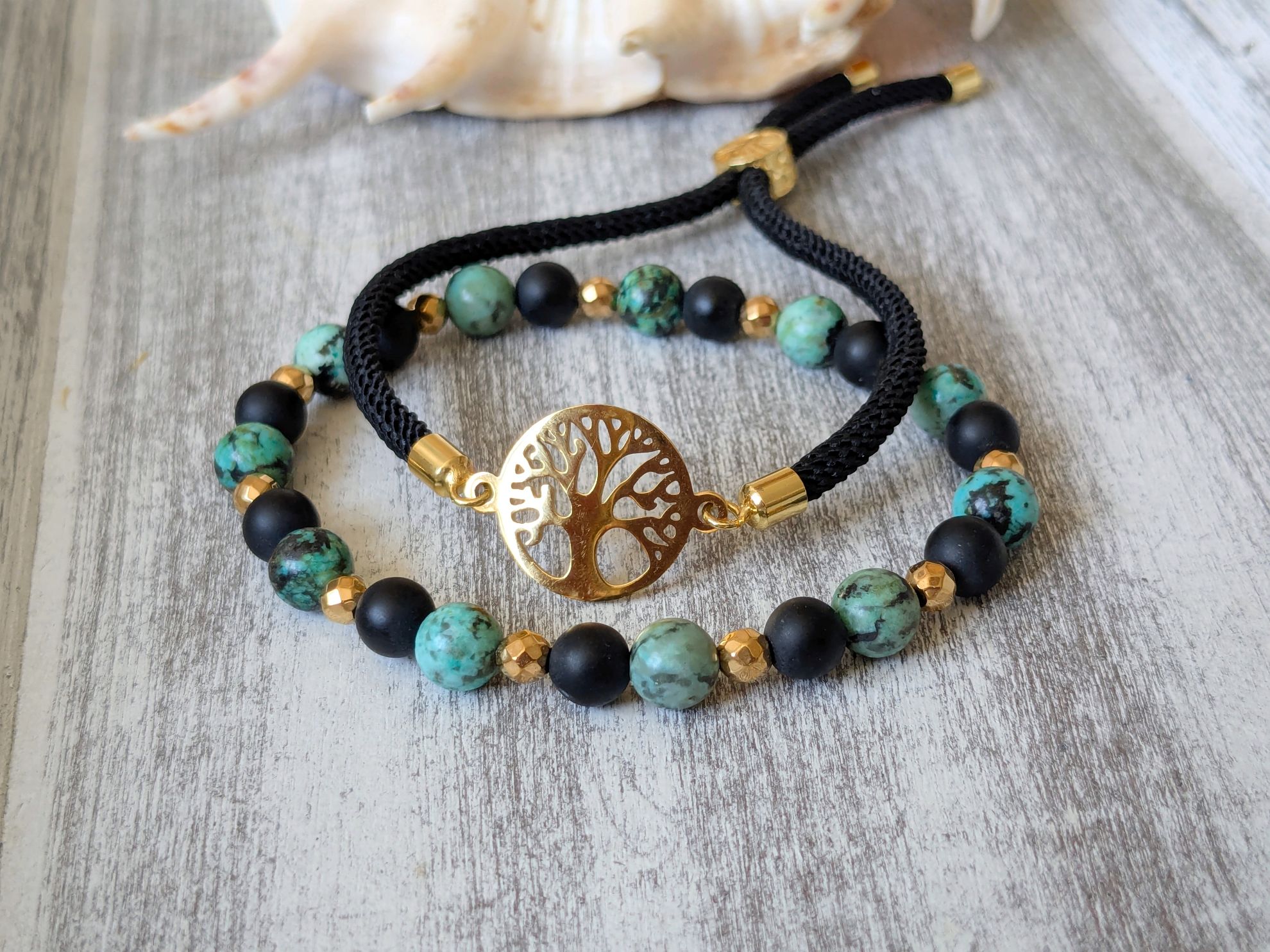 Set onyx a africky tyrkys